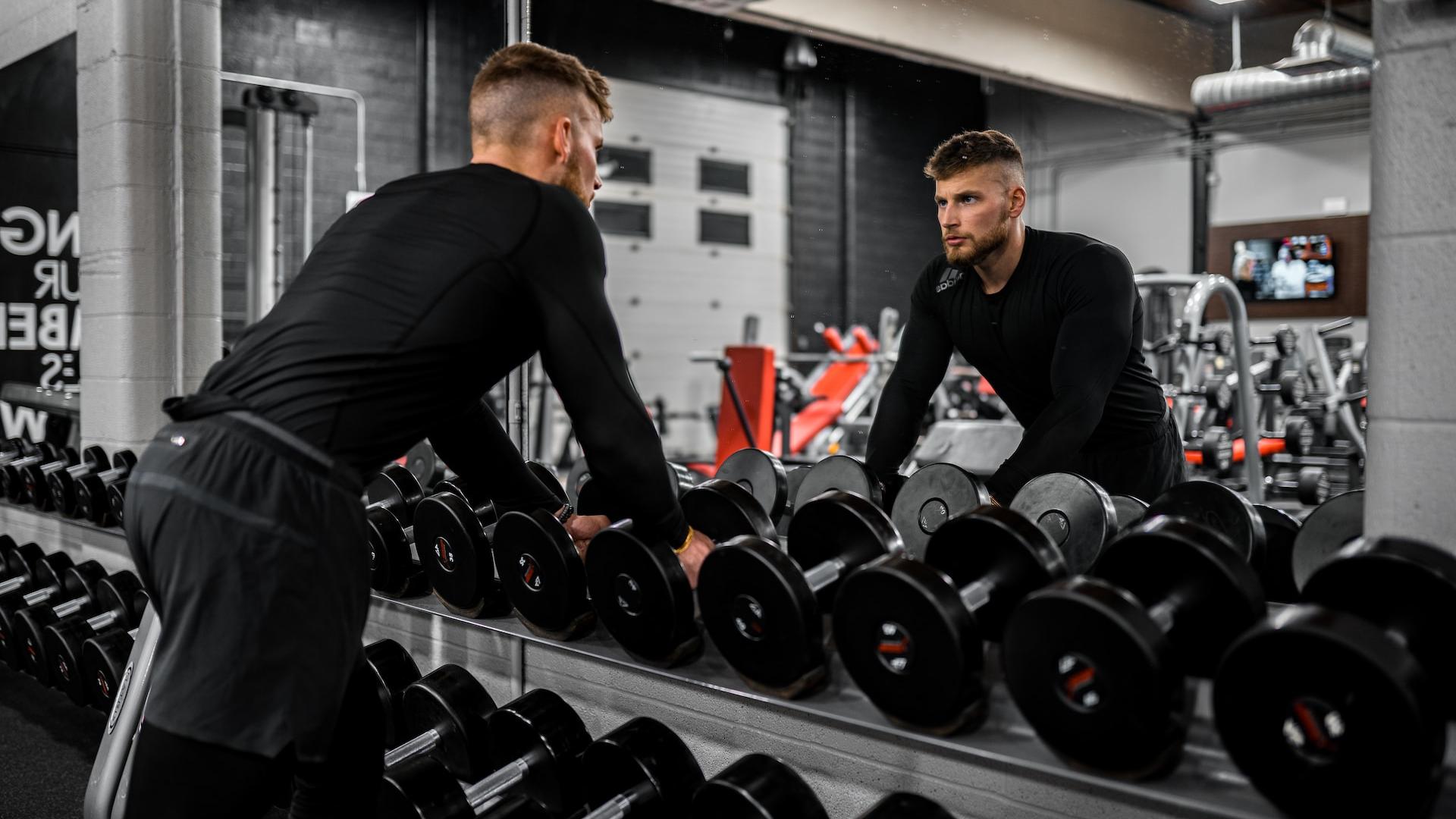 Man in gym